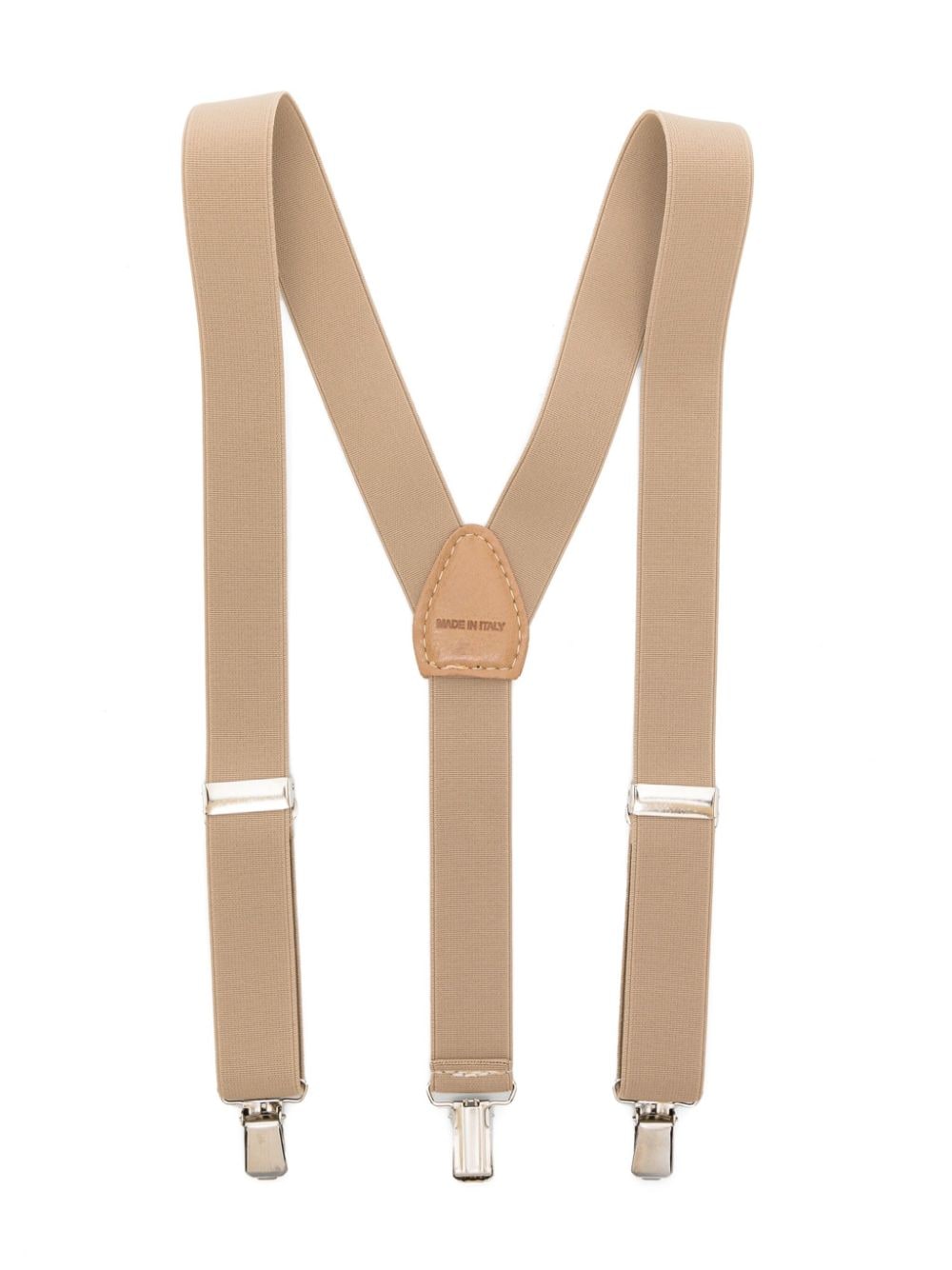 Beige suspenders for children
