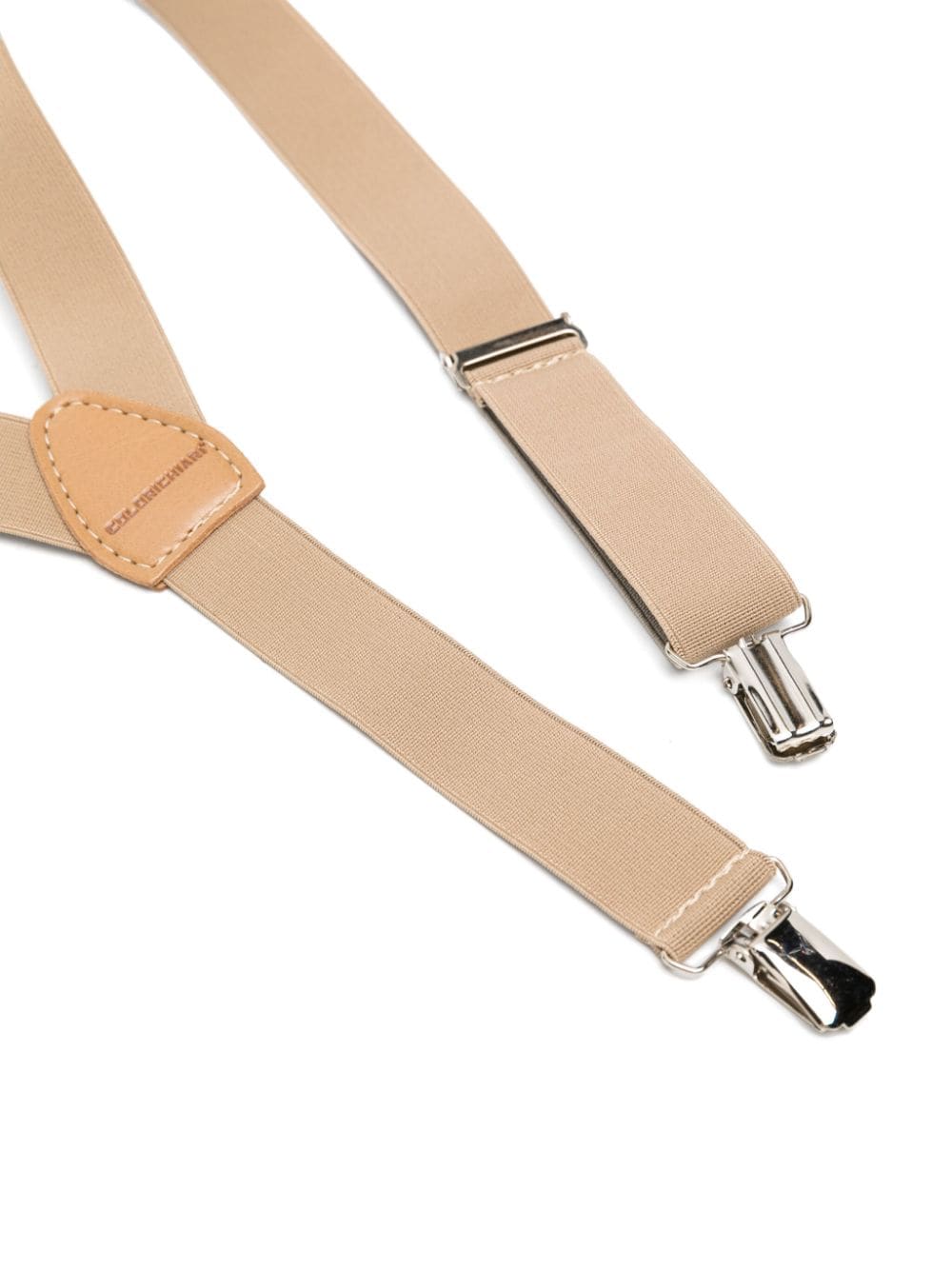 Beige suspenders for children