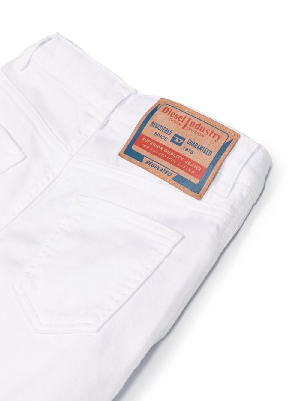 White Bermuda shorts for children