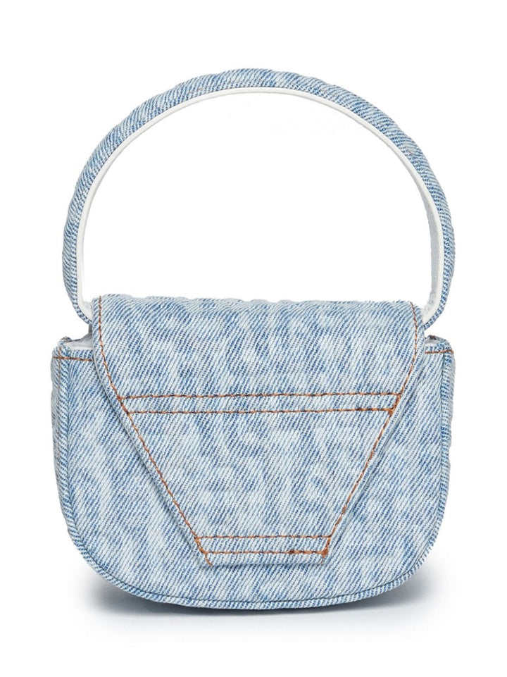 Light blue bag for girls with logo
