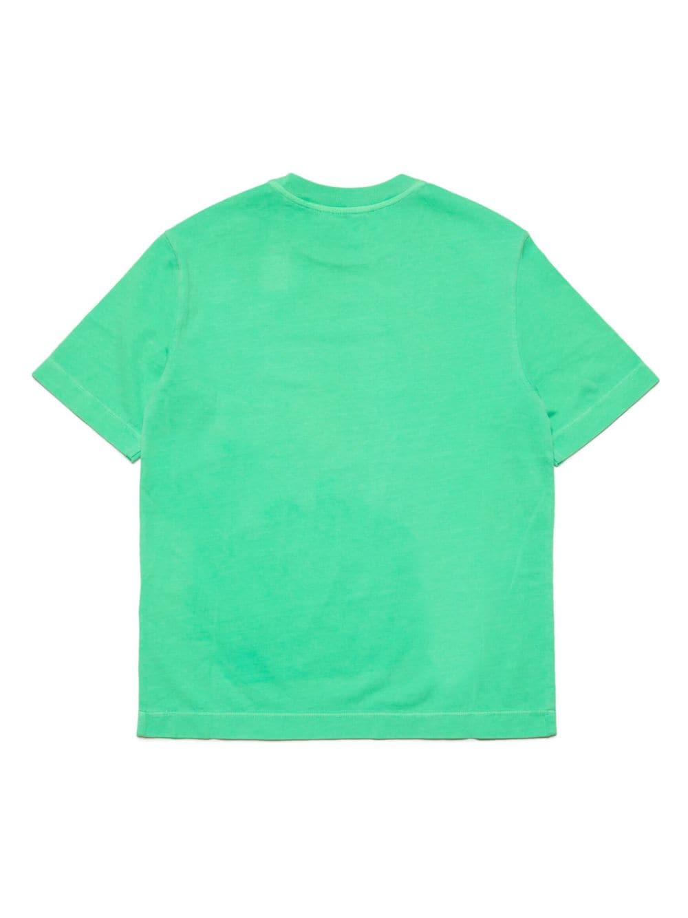 Green t-shirt for boys with logo