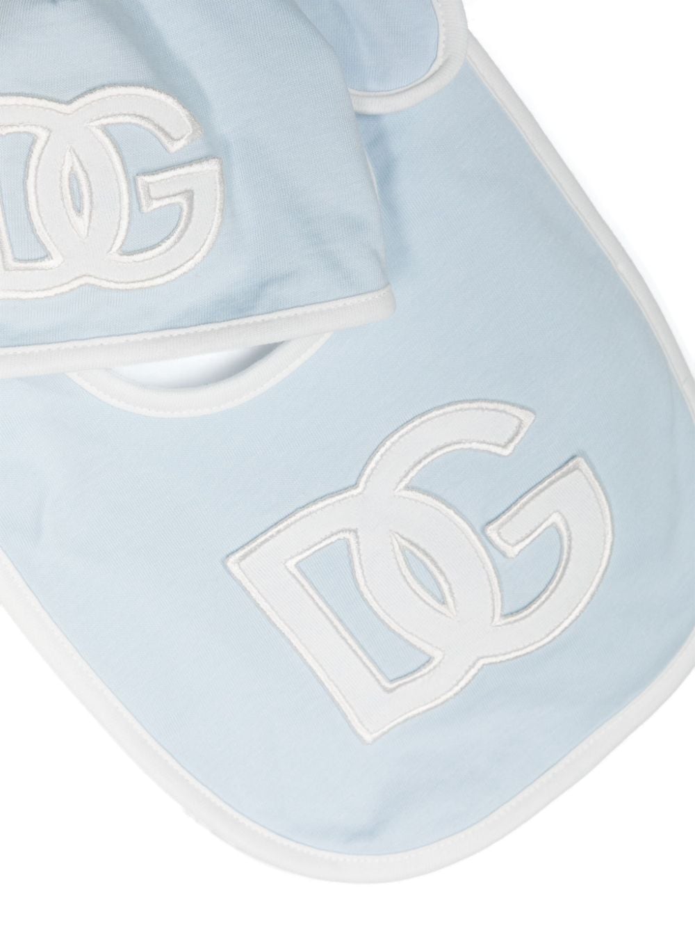 Tutina azzurra per neonato con logo