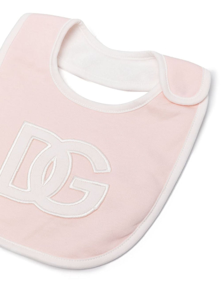 Tutina rosa per neonata con logo