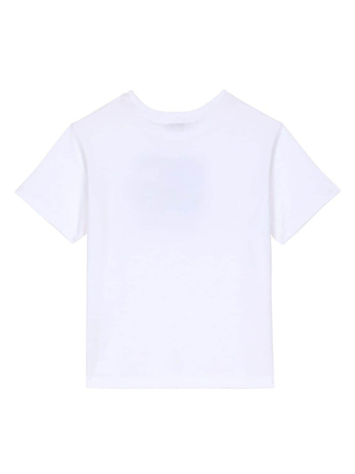 White children's t-shirt with logo