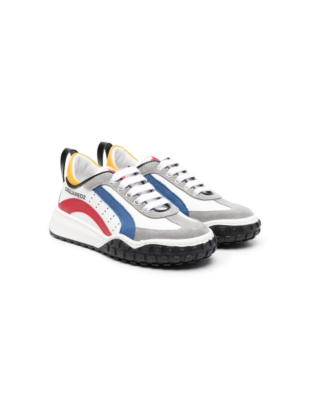 Sneakers bianche e multicolore per bambino 73692 1 Dsquared2 Kids 