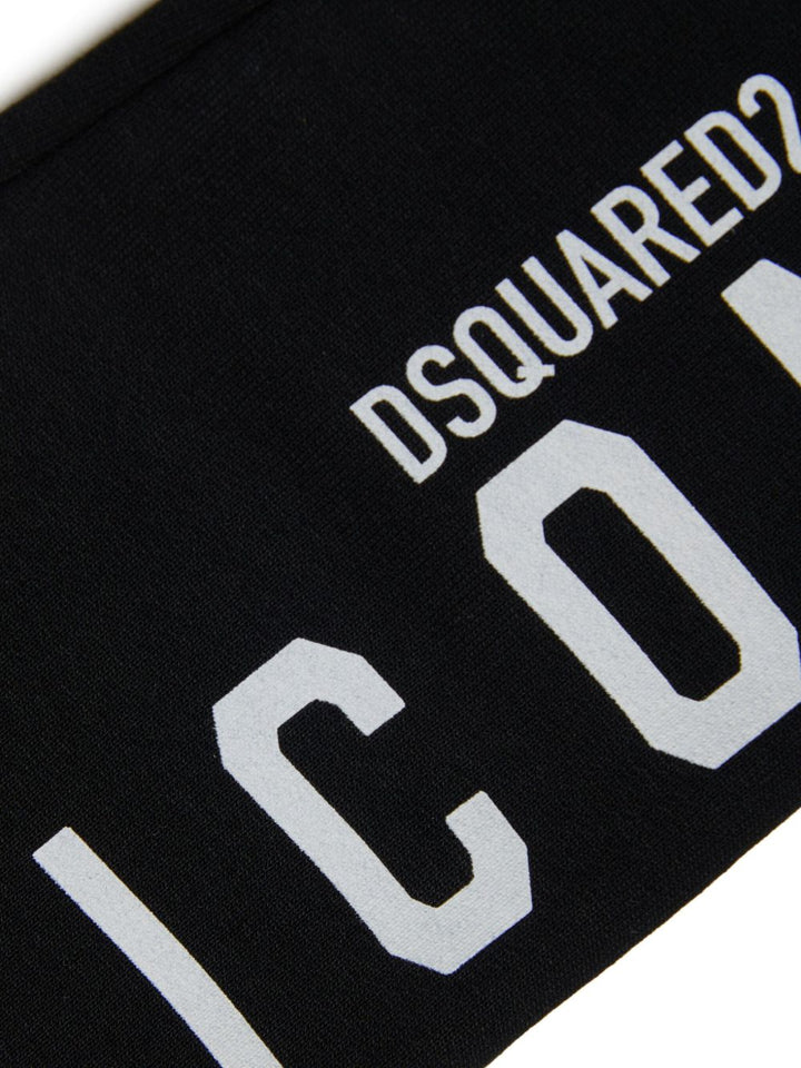 Pantalone ICON nero per bambino DQ1672D003G DQ900 Dsquared2 Kids 