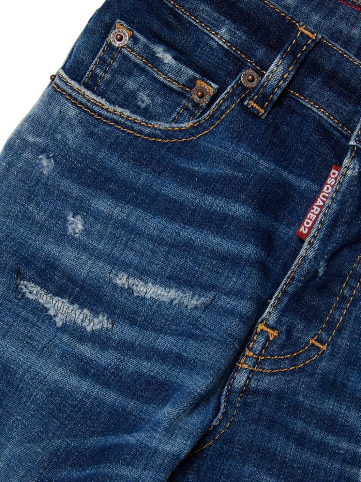 Jeans blu per bambino DQ2252D0A7G DQ01 Dsquared2 Kids 