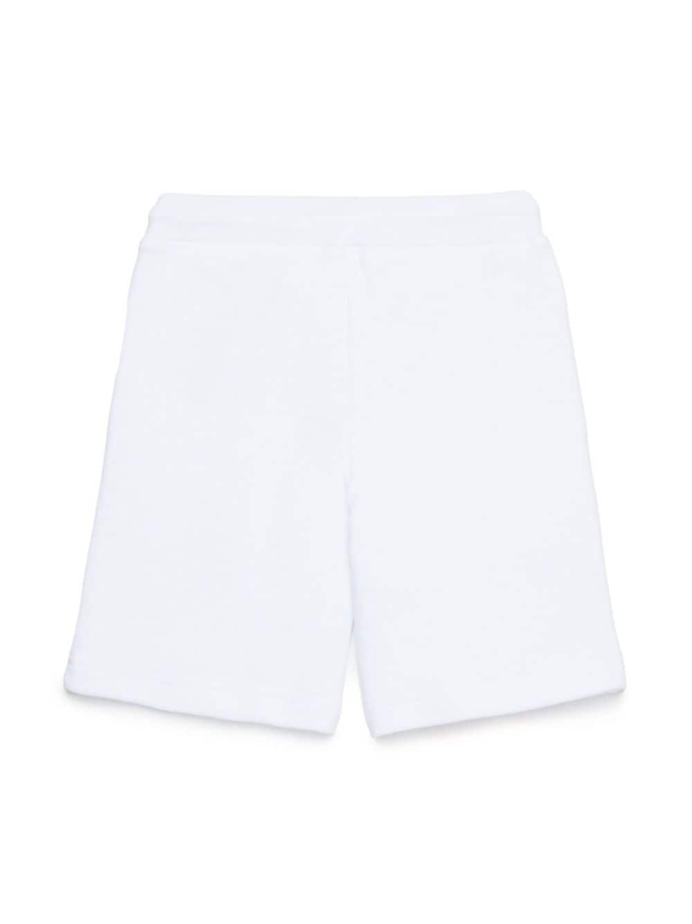 Bermuda bianca per bambino con logo DQ2262D0A4D DQ100 Dsquared2 Kids 
