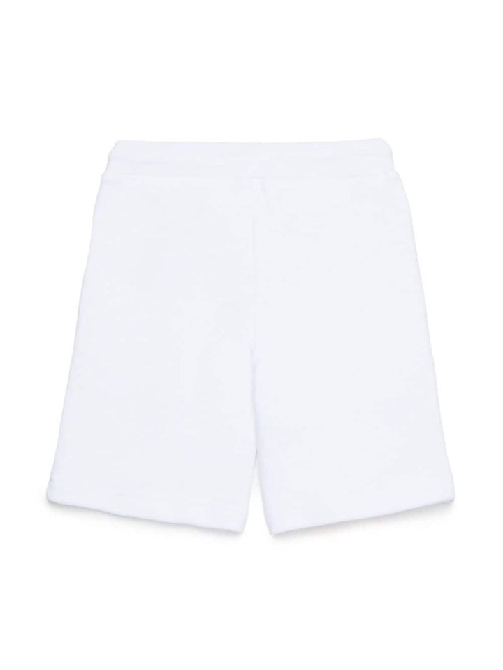 Bermuda bianca per bambino con logo DQ2262D0A4D DQ100 Dsquared2 Kids 