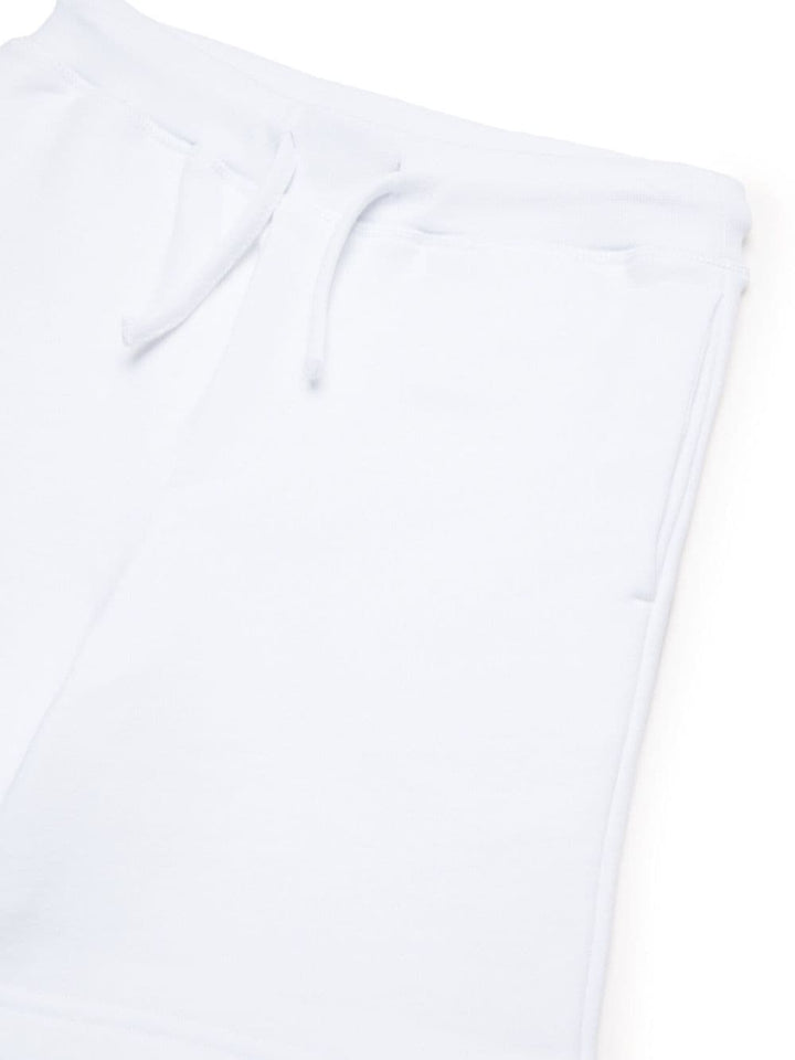 Bermuda bianca per bambino con logo DQ2262D0A4D DQ100 Dsquared2 Kids 