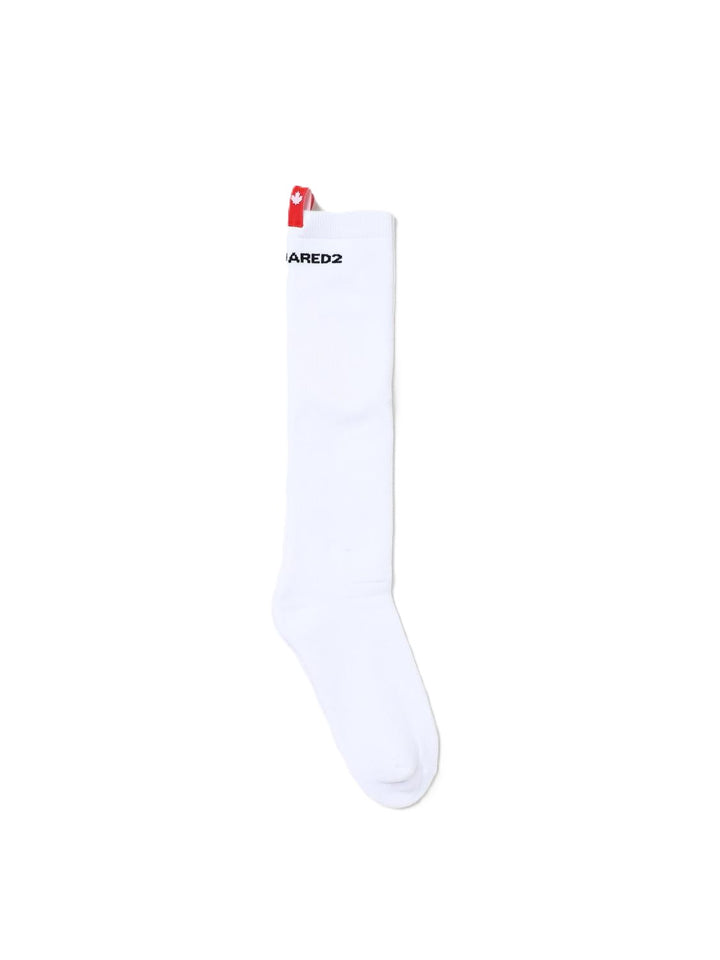 Calze bianche per bambino DQ2357D0A7D DQ100 Dsquared2 Kids 