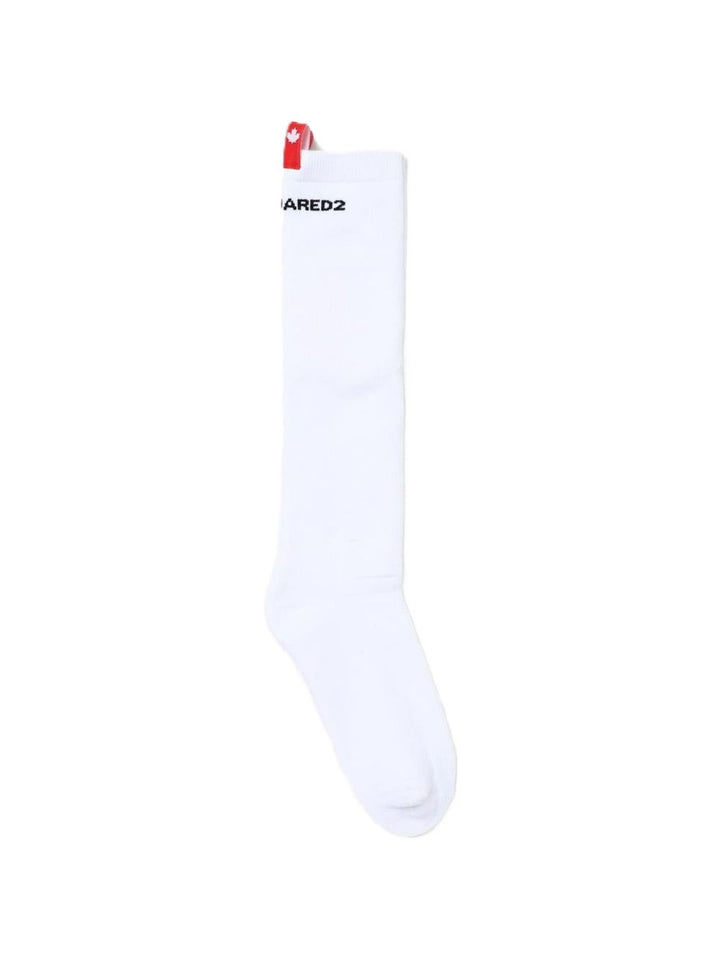 Calze bianche per bambino DQ2357D0A7D DQ100 Dsquared2 Kids 