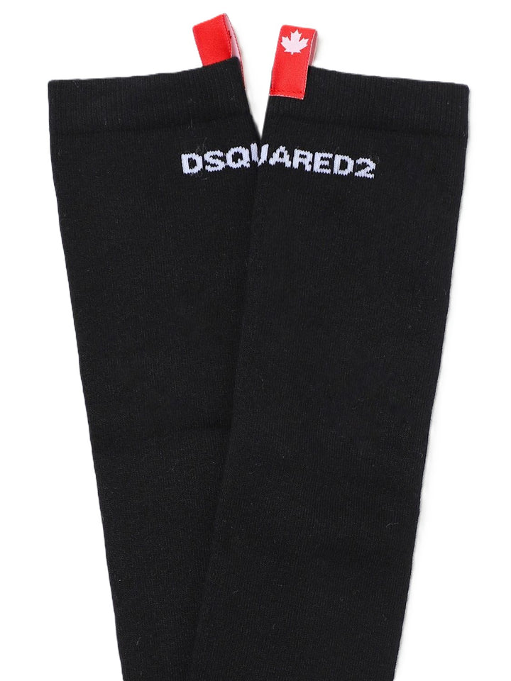 Calze nere per bambino DQ2357D0A7D DQ900 Dsquared2 Kids 