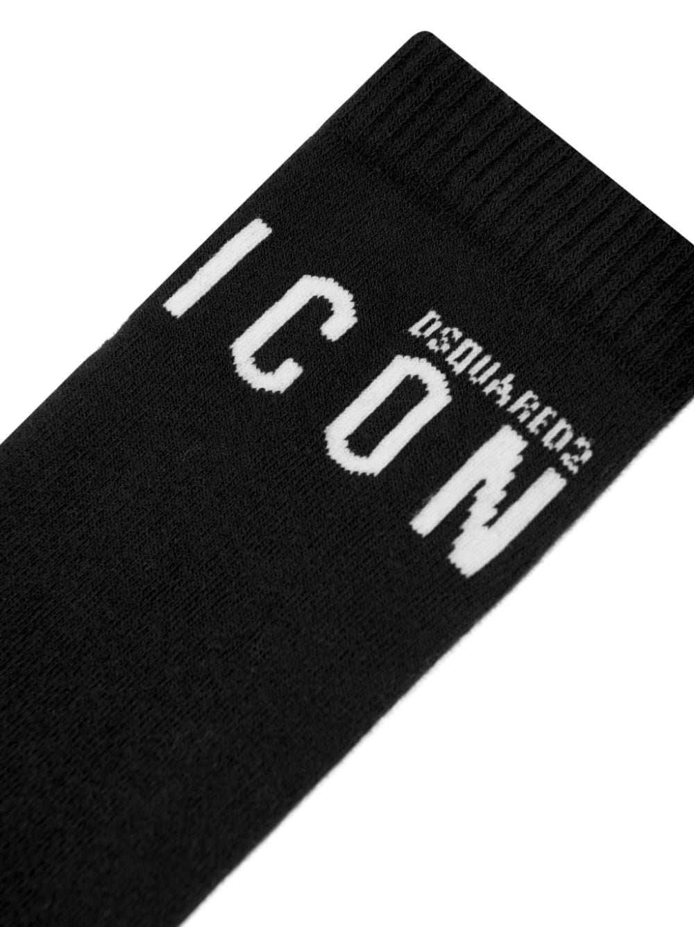 Black socks for children with ICON logo