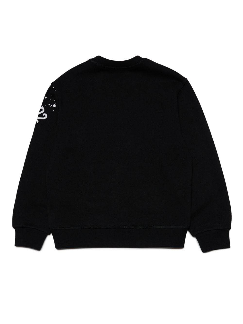 Black sweatshirt for boys with ICON logo
