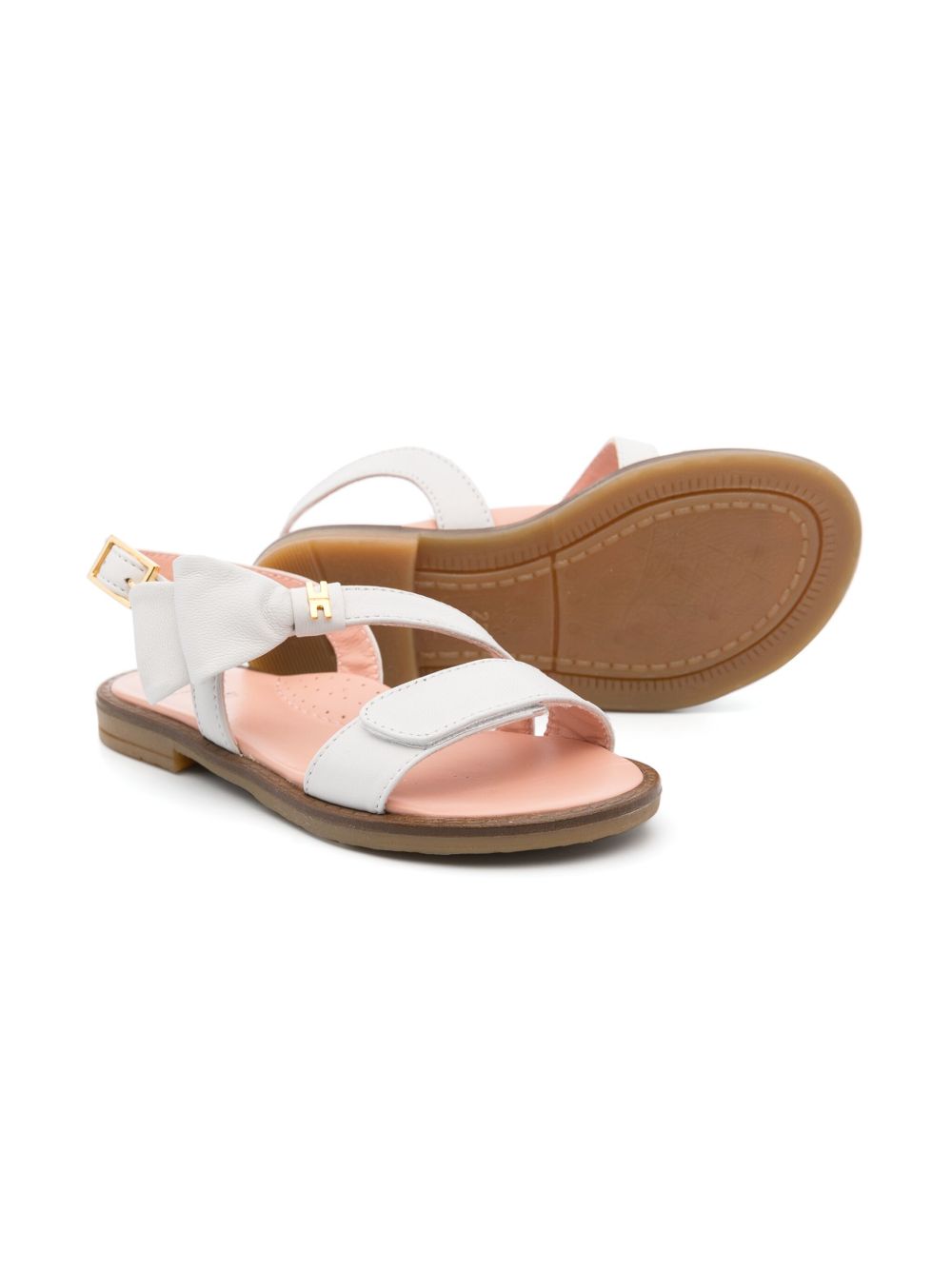 Sandali bianche per bambina F1A2E0044173 3100 Elisabetta Franchi Kids 