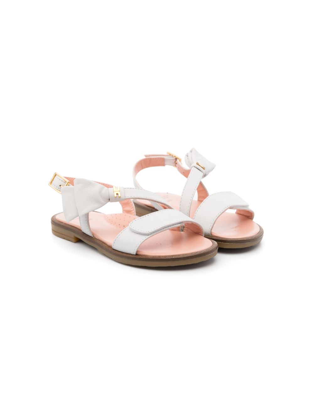 Sandali bianche per bambina F1A2E0044173 3100 Elisabetta Franchi Kids 