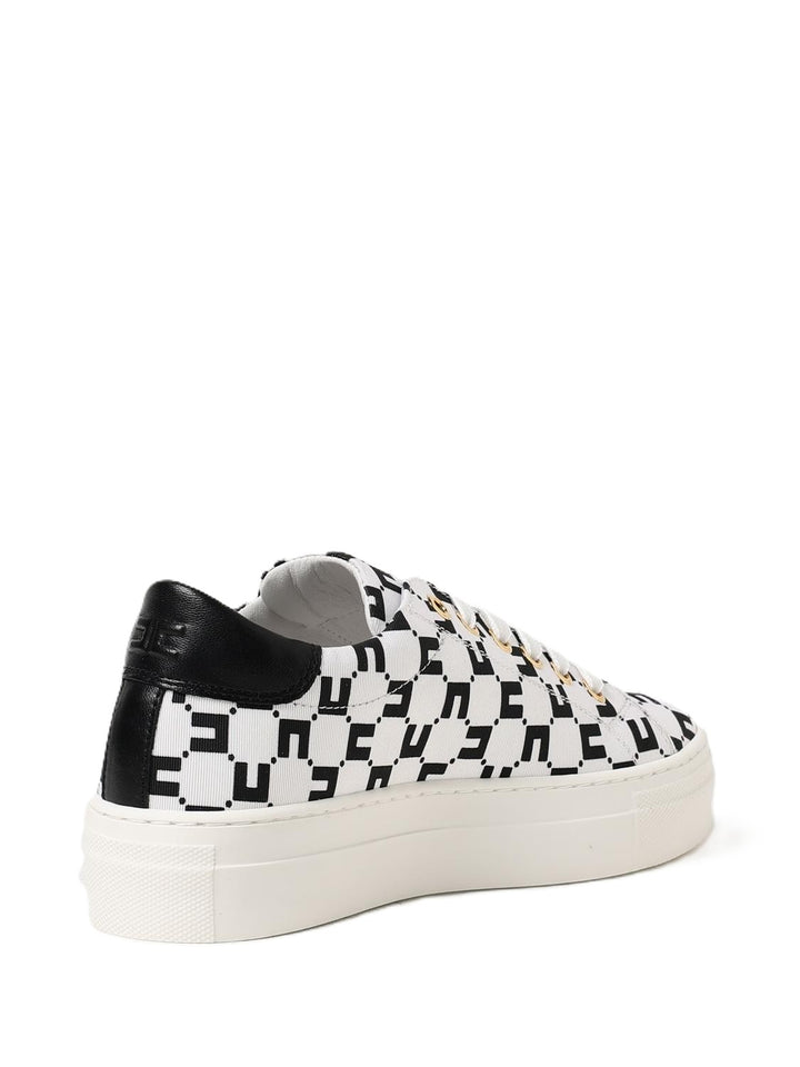 Sneakers avorio/nero per bambina F4A9E00361734 A257 Elisabetta Franchi Kids 