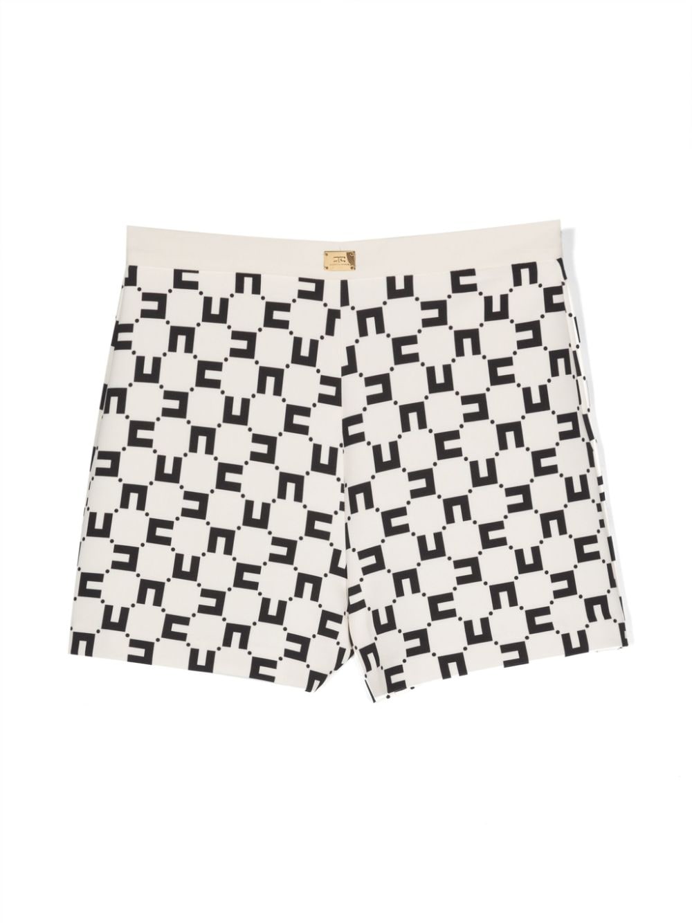 Black and white shorts for girls