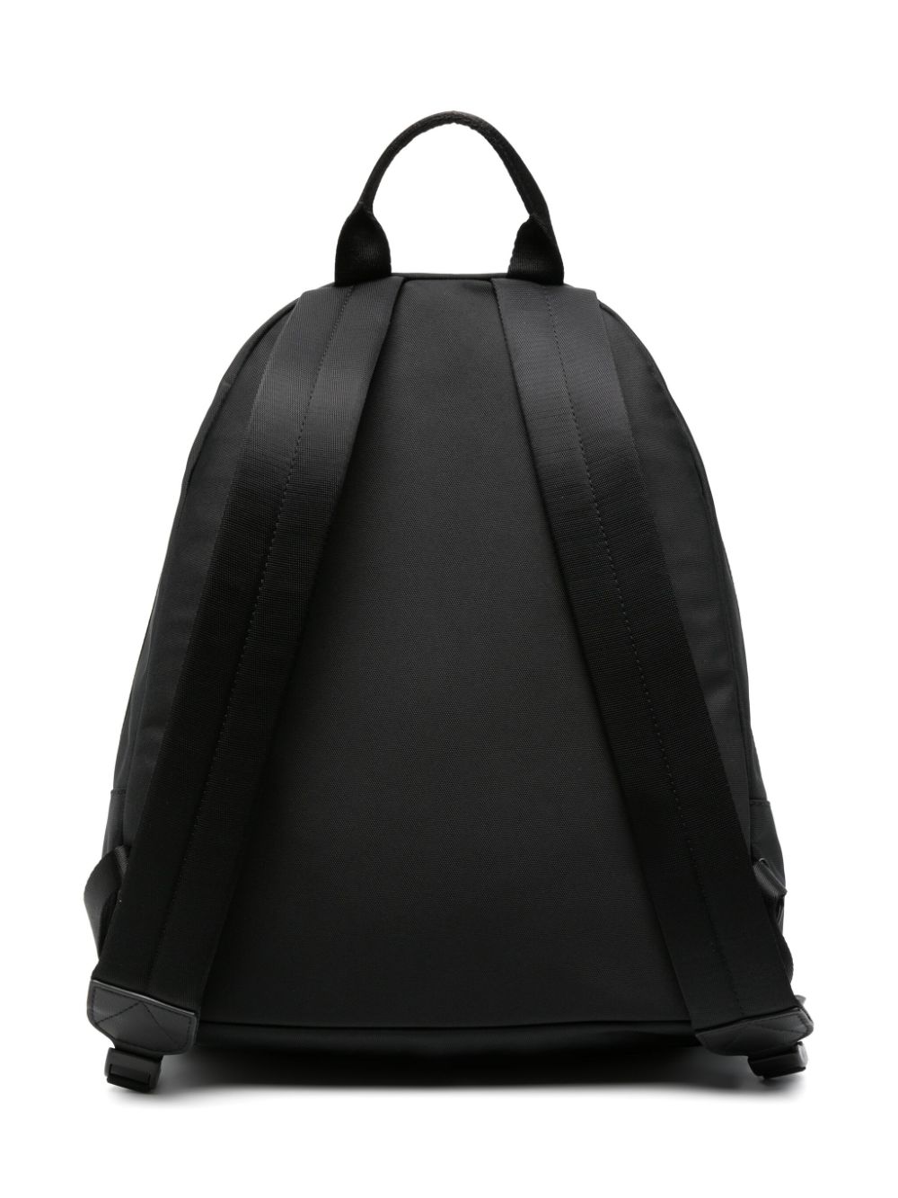 Black backpack for girls with logo
