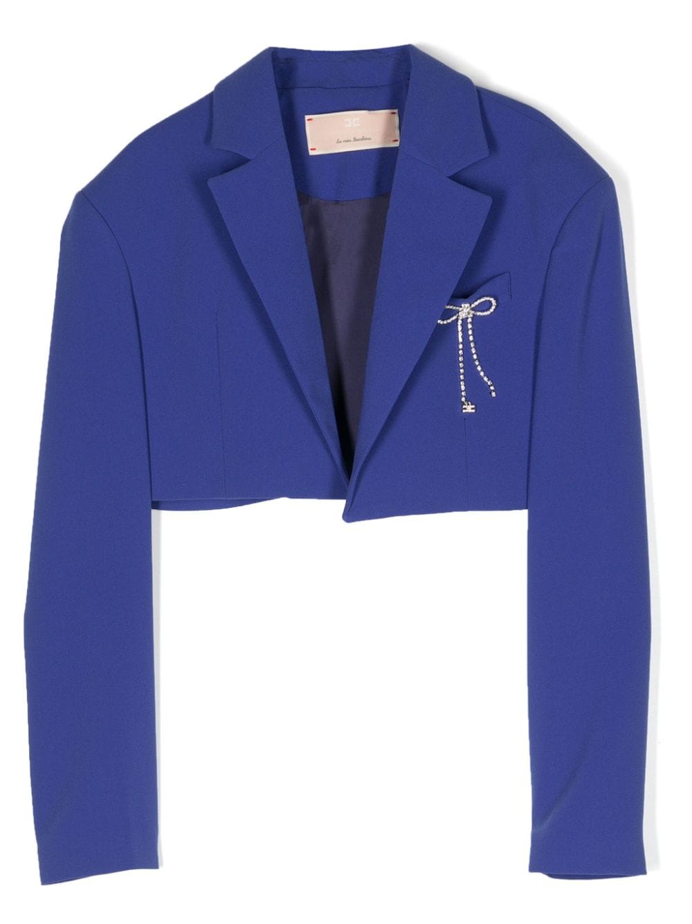Blue crepe jacket for girls