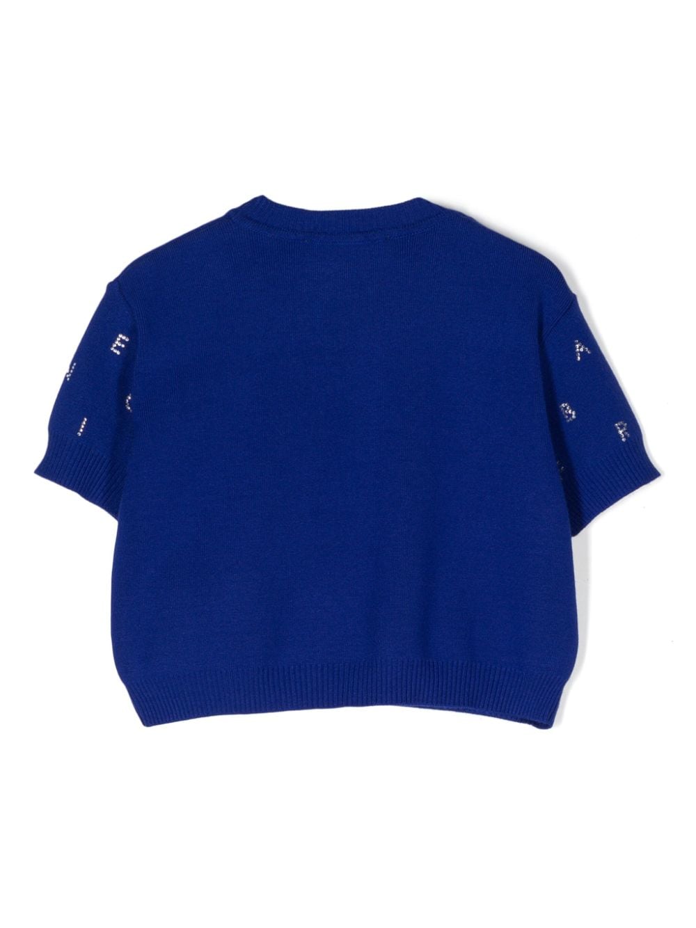 Blue top for girls with logo
