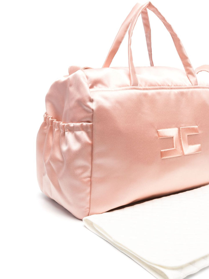 Pink mum bag with logo