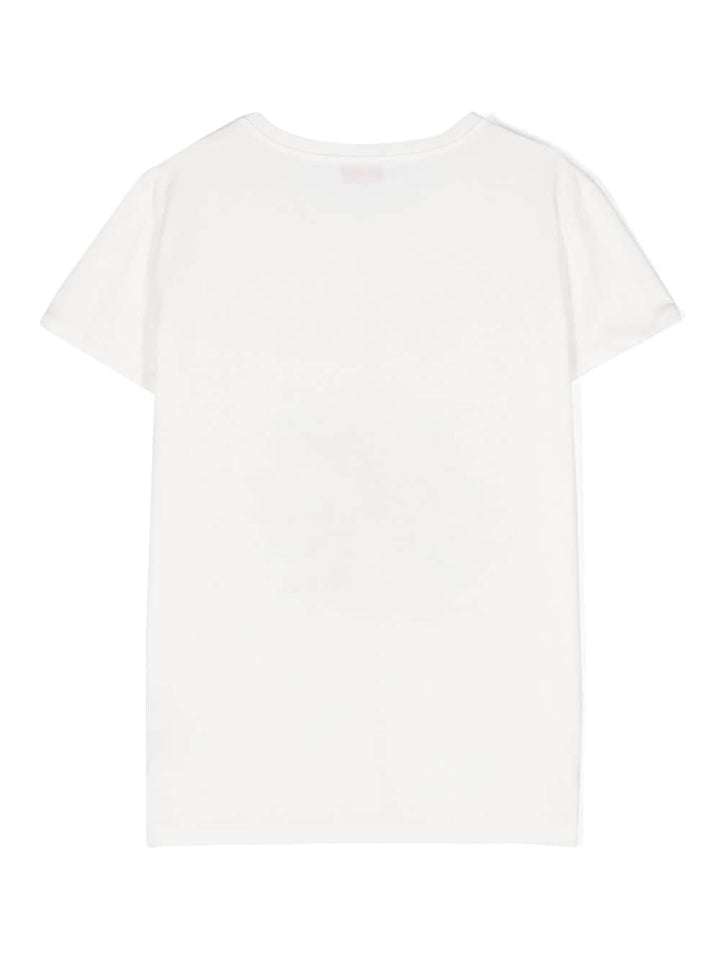 White t-shirt for girls with logo