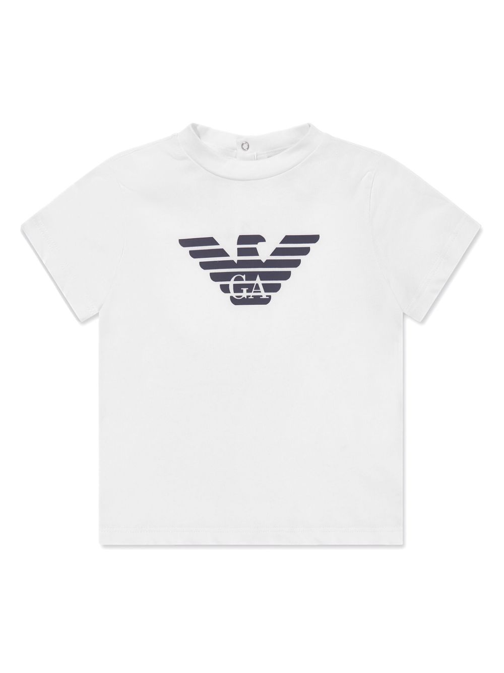 T-shirt bianca per neonato 8NHTN51JPZZ 0147 Emporio Armani Kids 