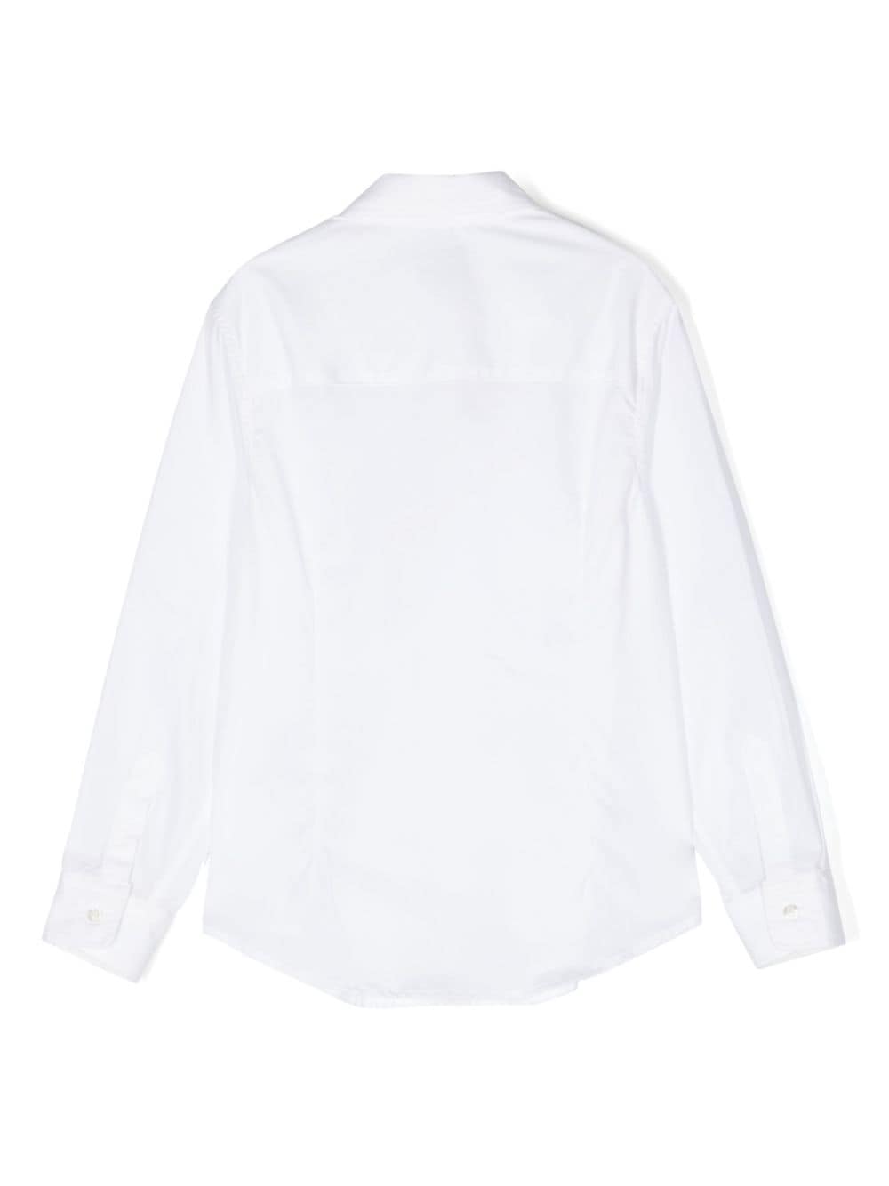 Camicia bianca per bambino con logo FU5P40P0013 100 Fay Kids 