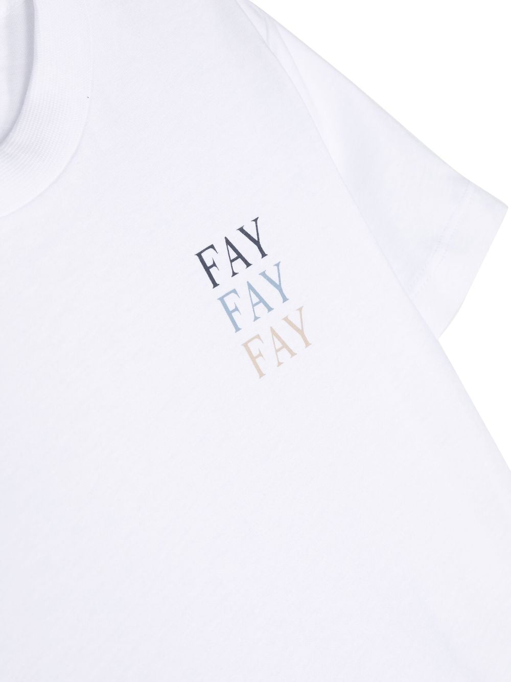 White t-shirt for girls with logo
