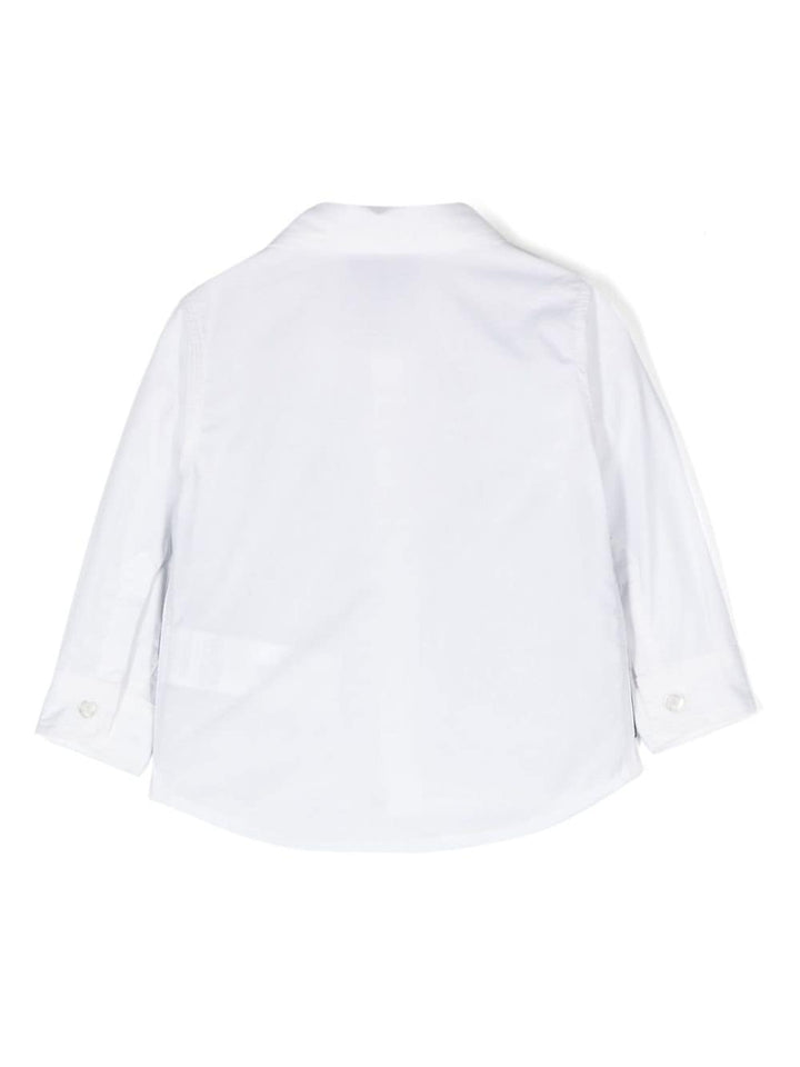 Camicia bianca per neonato con gilet