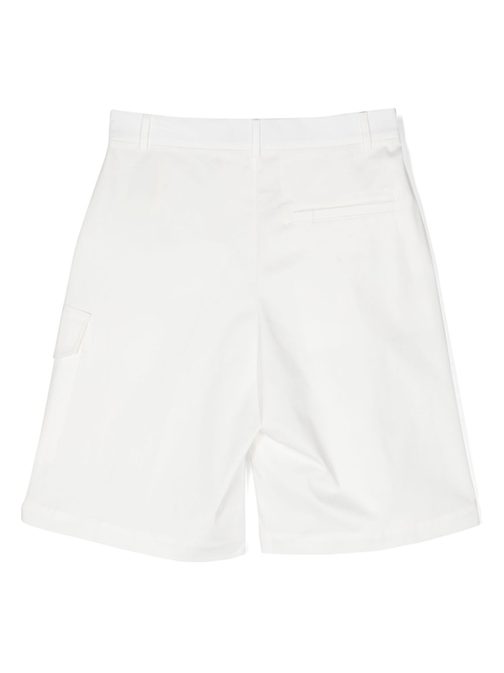 Bermuda bianca per bambino con logo JMF471ADEH F0TU9 Fendi Kids 