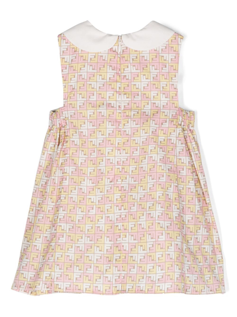 White and pink dress for baby girl