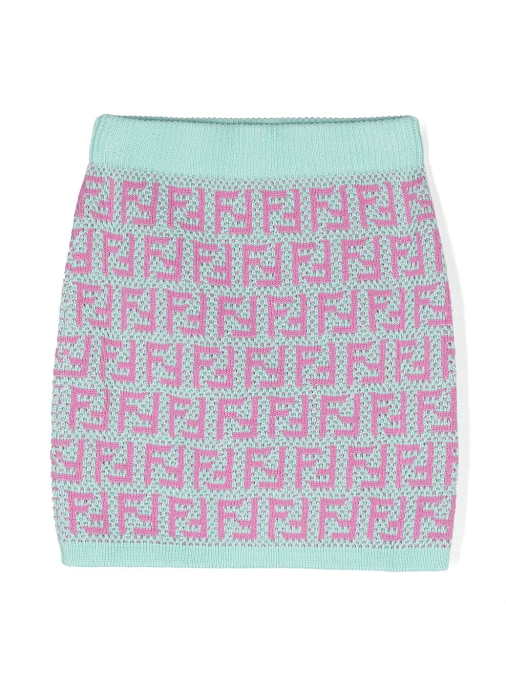 Green and pink skirt for girls