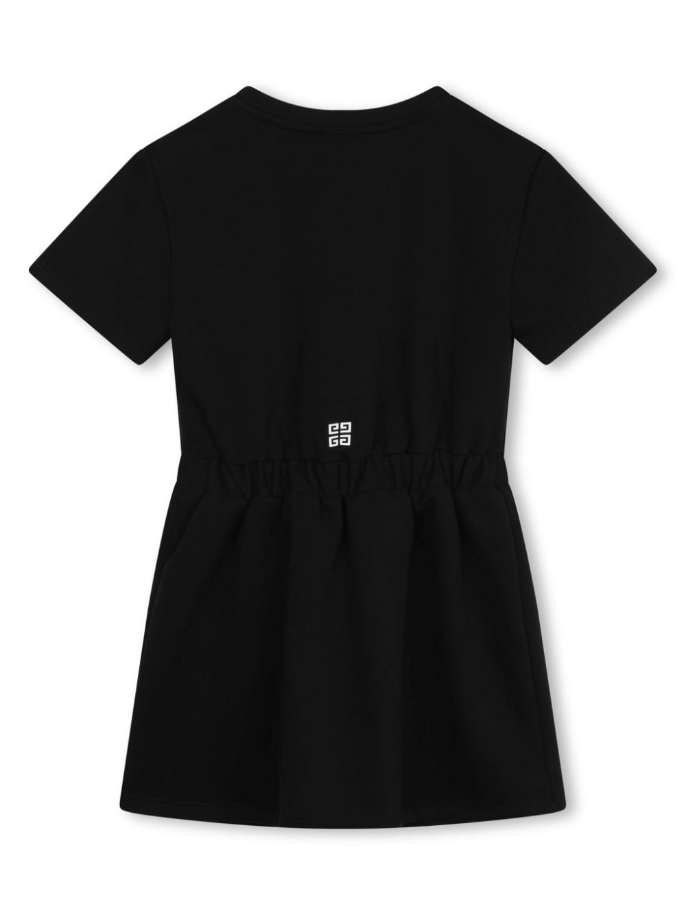 Black dress for girls with logo