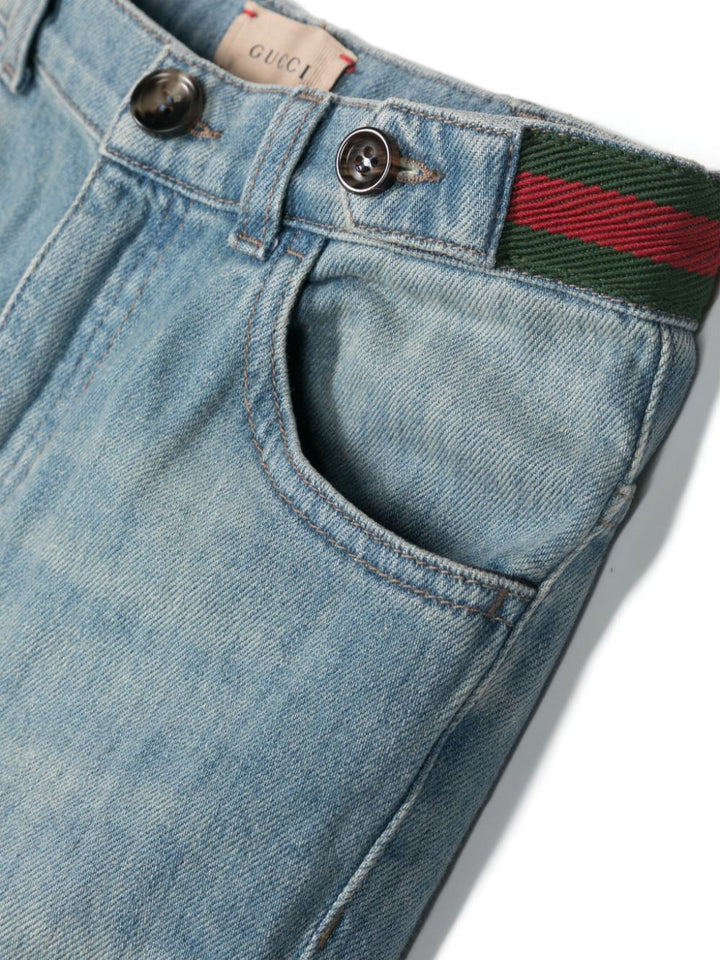 Jeans azzurro per bambino 759866XDCRW 4447 Gucci Kids 