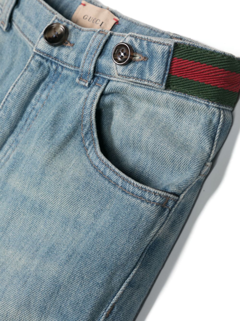Jeans azzurro per bambino 759866XDCRW 4447 Gucci Kids 