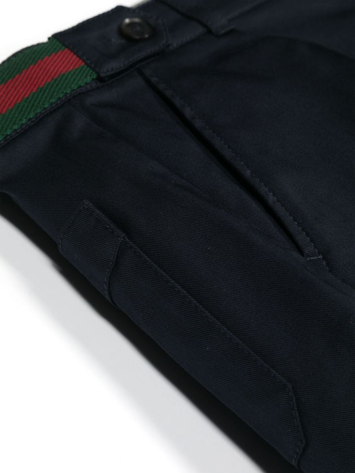Bermuda blu per bambino in cotone 770549XWA0I 4080 Gucci Kids 