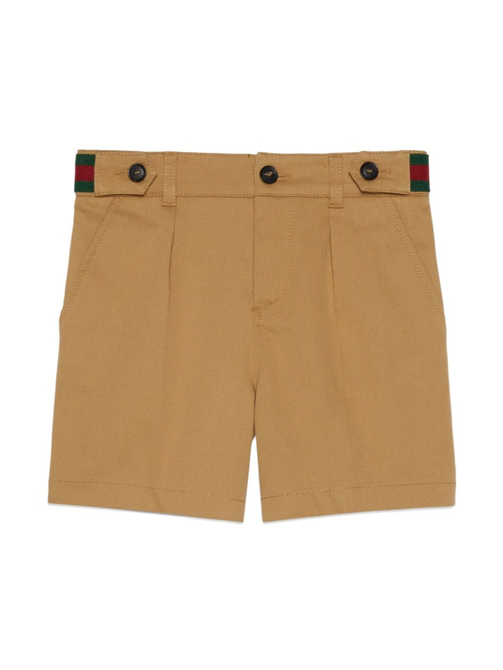 Bermuda beige per bambino 770549XWA0I 9813 Gucci Kids 