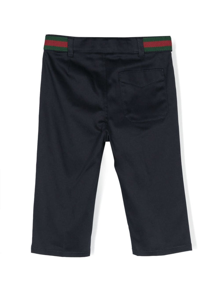 Pantalone blu per neonato 778590XWA0I 4080 Gucci Kids 