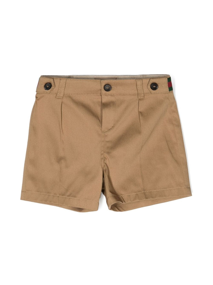 Bermuda beige per neonato 778591XWA0I 9813 Gucci Kids 