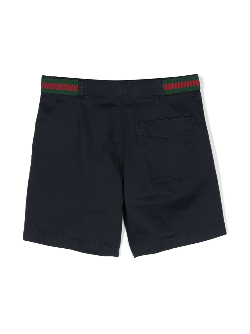 Blue Bermuda shorts for boys in cotton