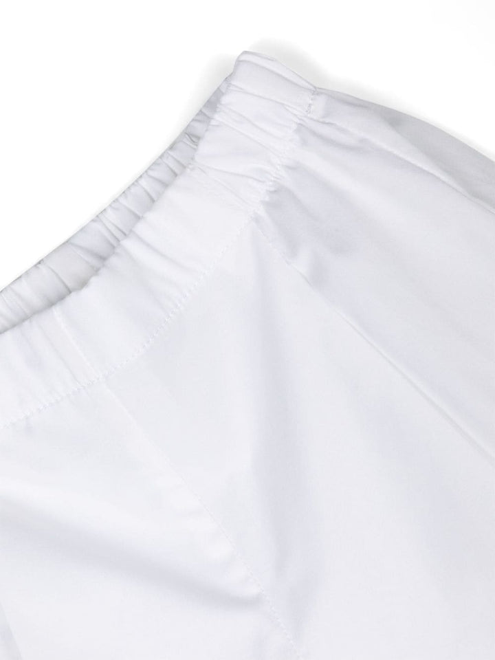 Completo azzurro e bianco per neonata P24DP487C1080 431 Il Gufo 