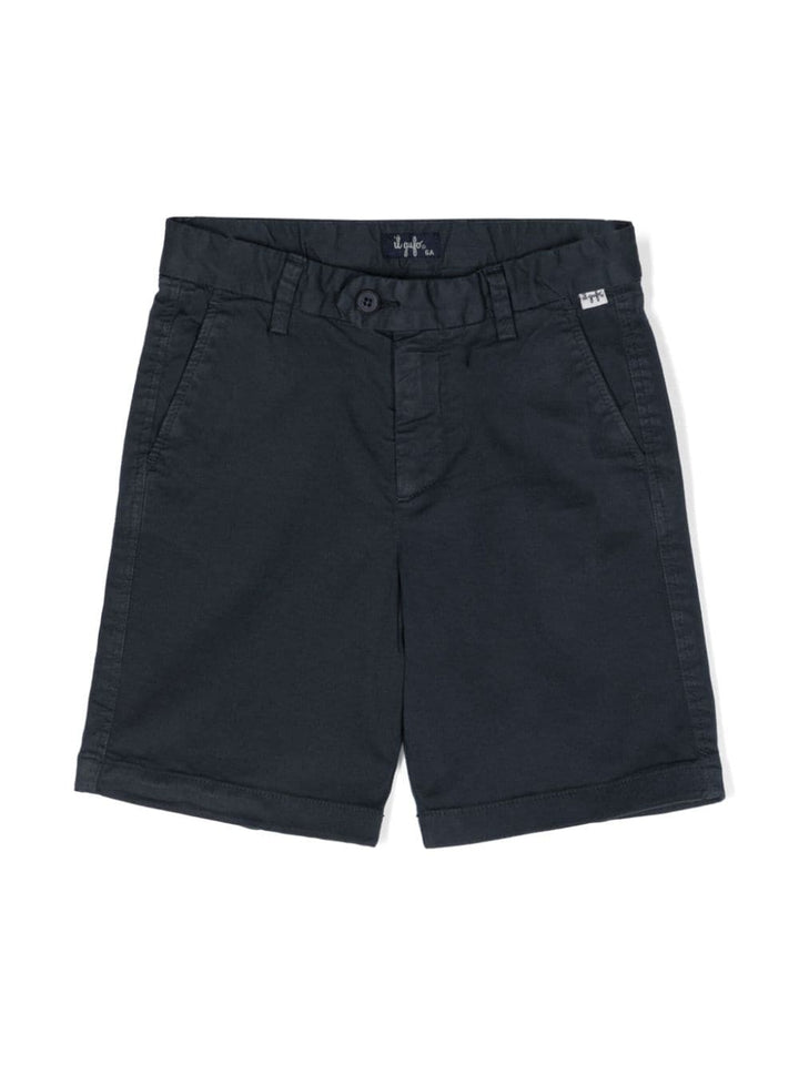 Bermuda blu per bambino P24PB146C6034 495 Il Gufo 