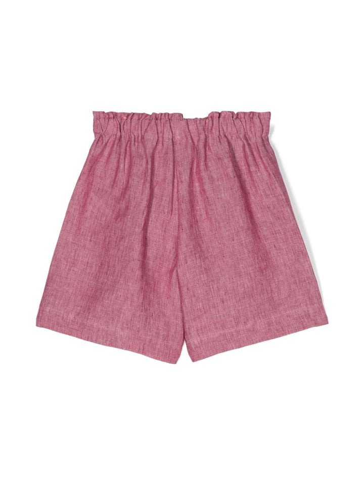 Amatista purple Bermuda shorts for girls