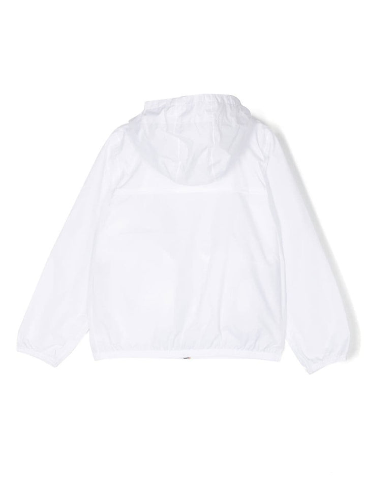 Giubbotto bianco per bambini con logo K81253W 001 K-Way Kids 
