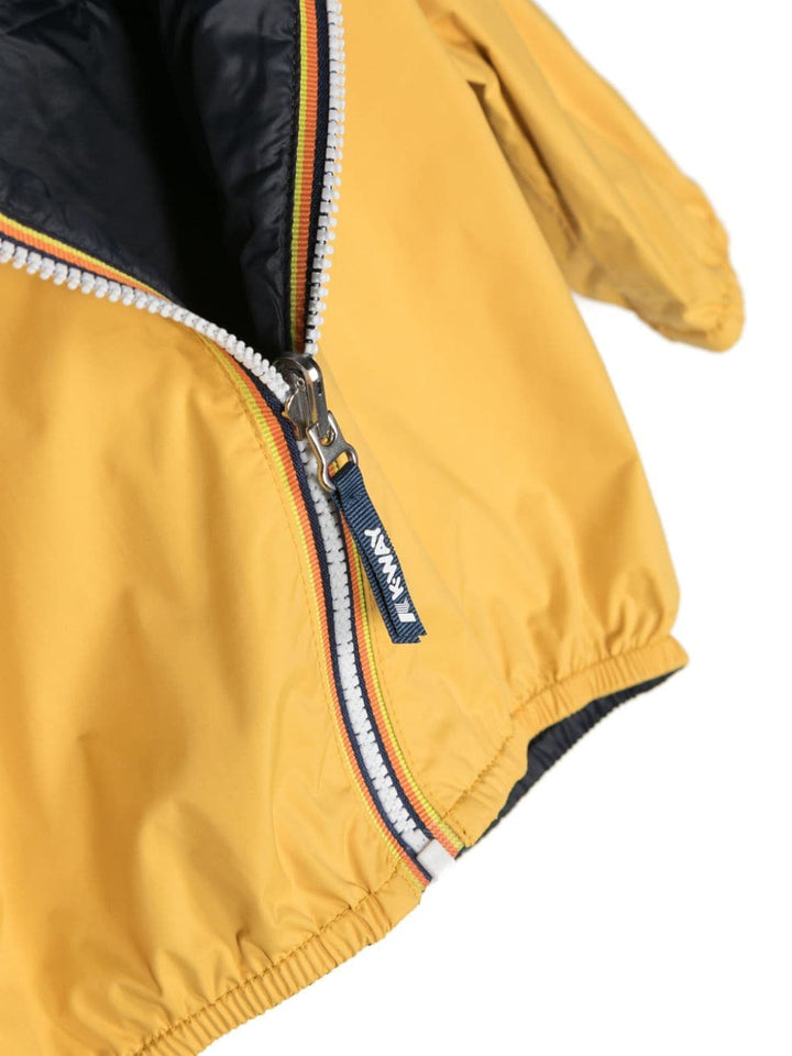 Yellow and blue jacket for newborns