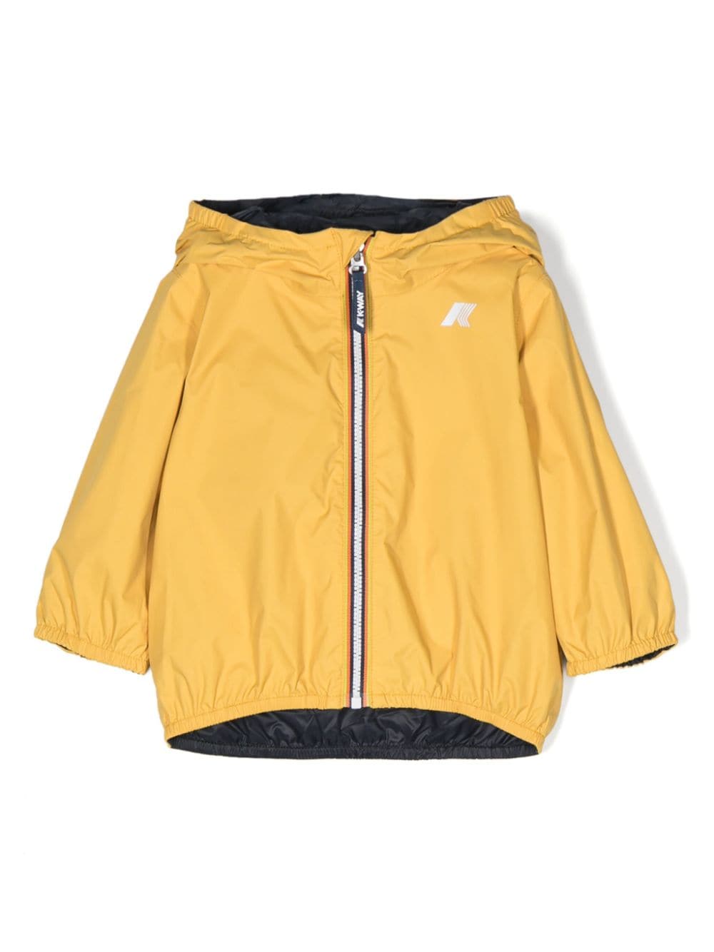 Yellow and blue jacket for newborns