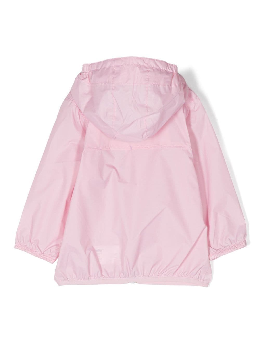 Giubbotto rosa per neonata con logo